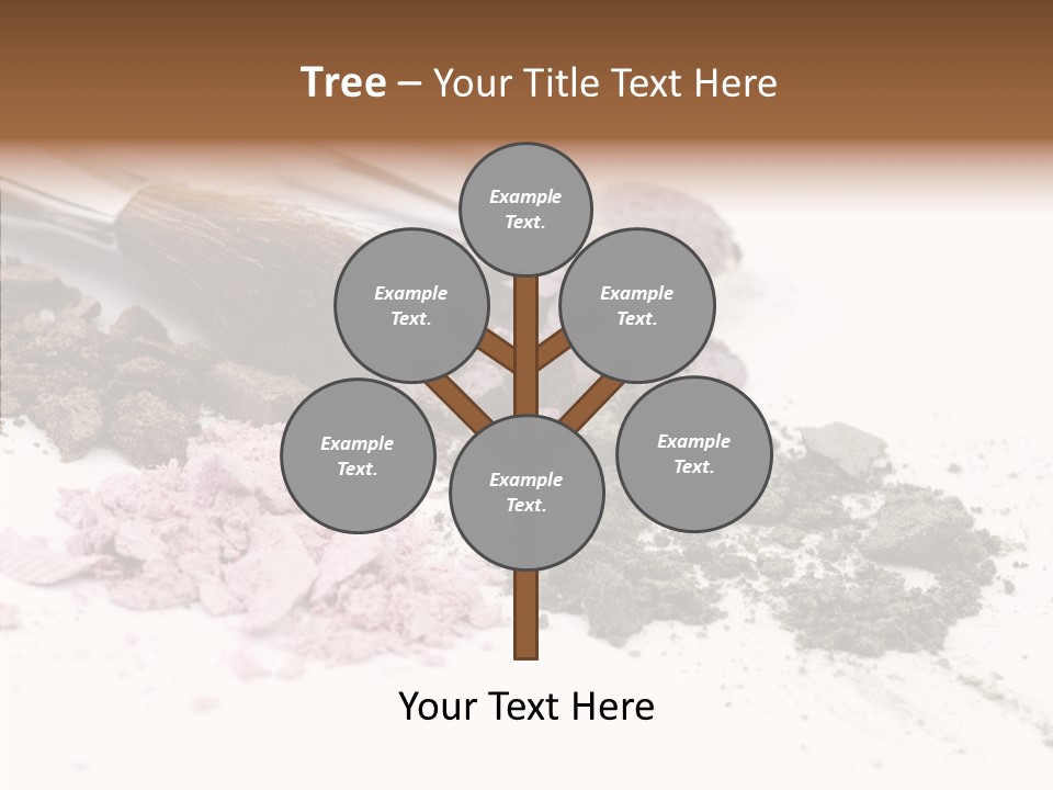 Look Pink Brush PowerPoint Template