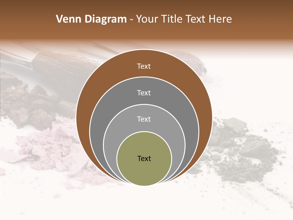 Look Pink Brush PowerPoint Template