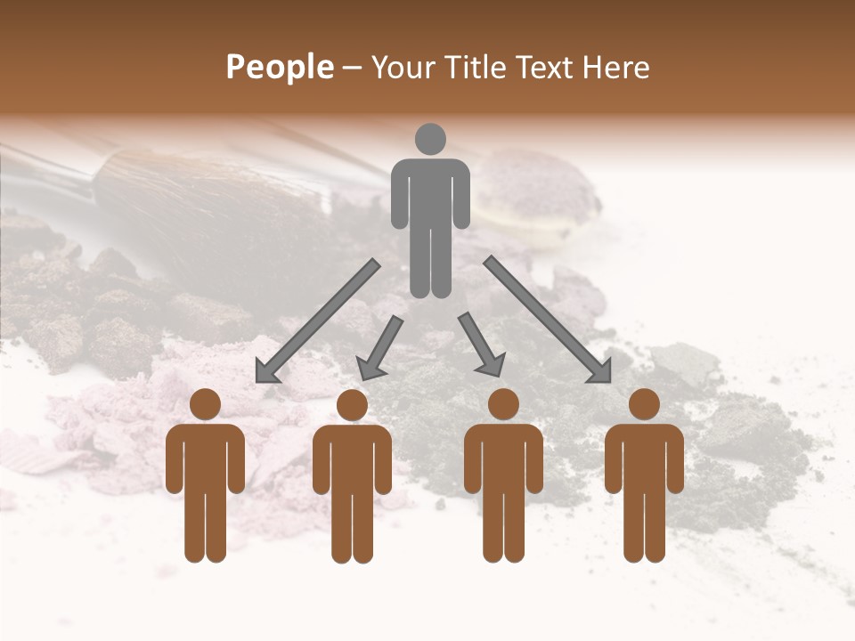 Look Pink Brush PowerPoint Template