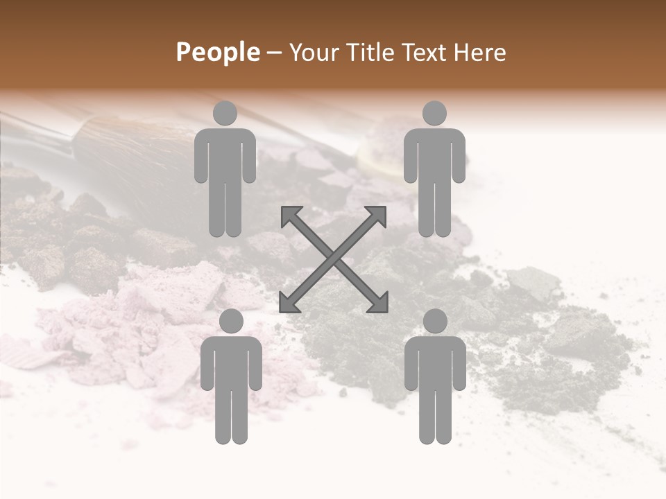 Look Pink Brush PowerPoint Template