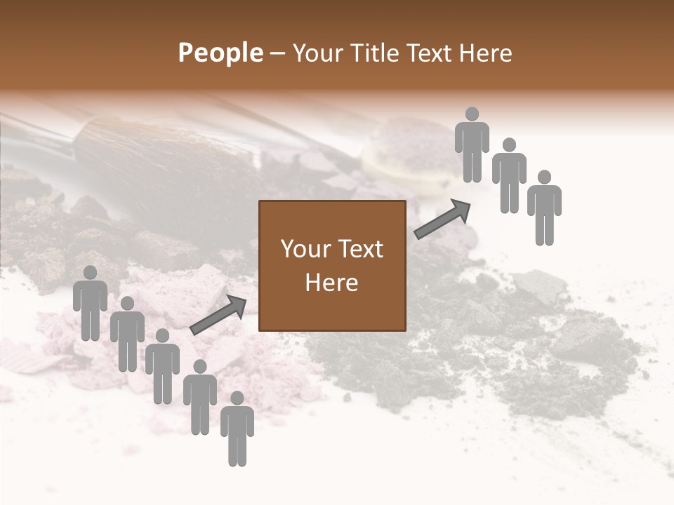 Look Pink Brush PowerPoint Template