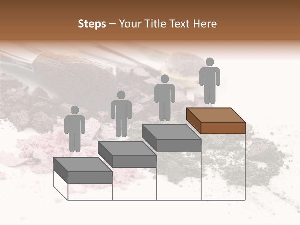 Look Pink Brush PowerPoint Template