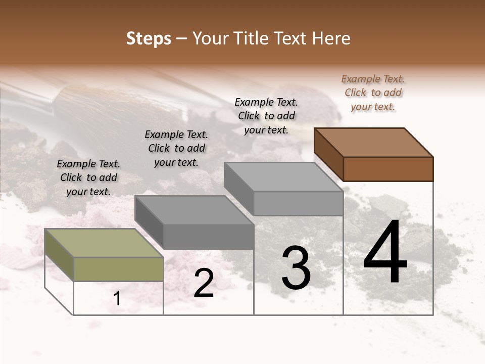 Look Pink Brush PowerPoint Template