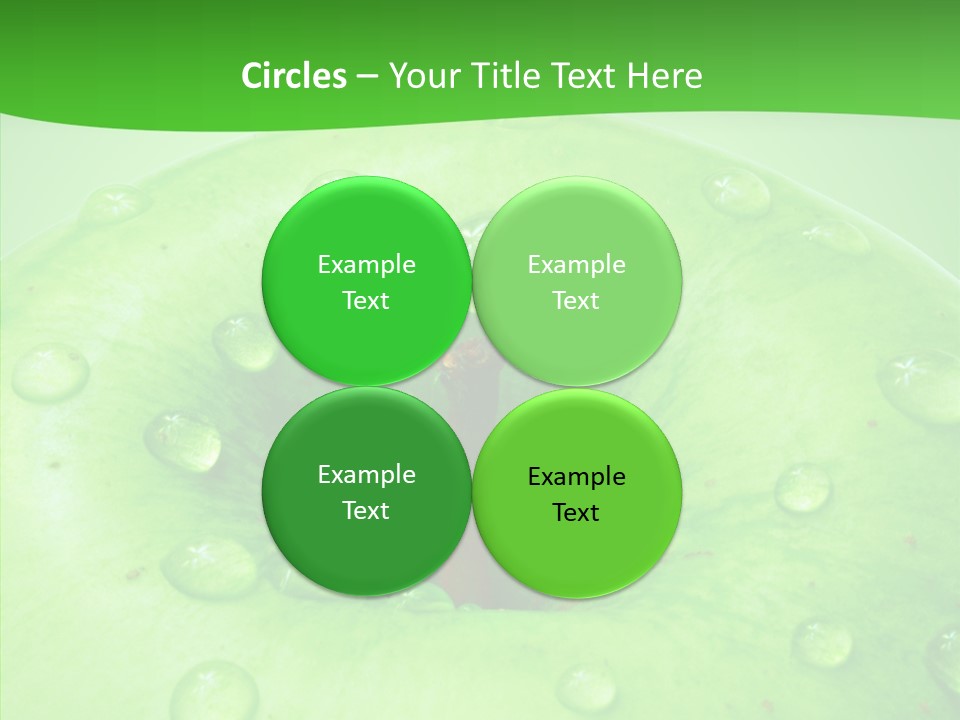 Refreshment Healthy Colored PowerPoint Template