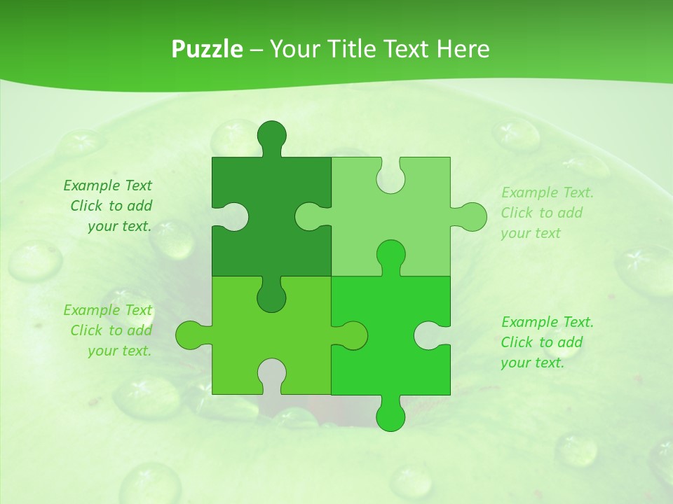 Refreshment Healthy Colored PowerPoint Template