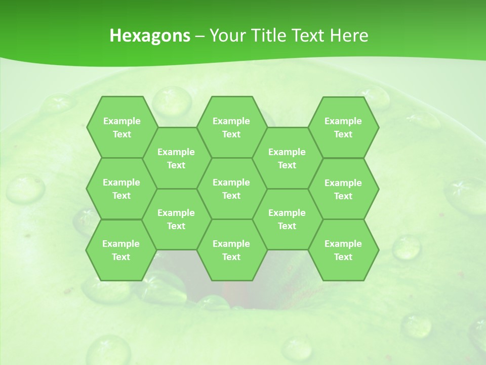 Refreshment Healthy Colored PowerPoint Template