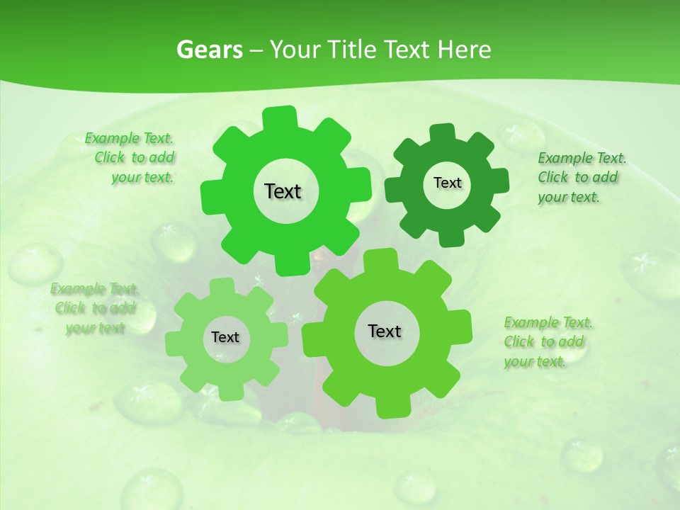 Refreshment Healthy Colored PowerPoint Template