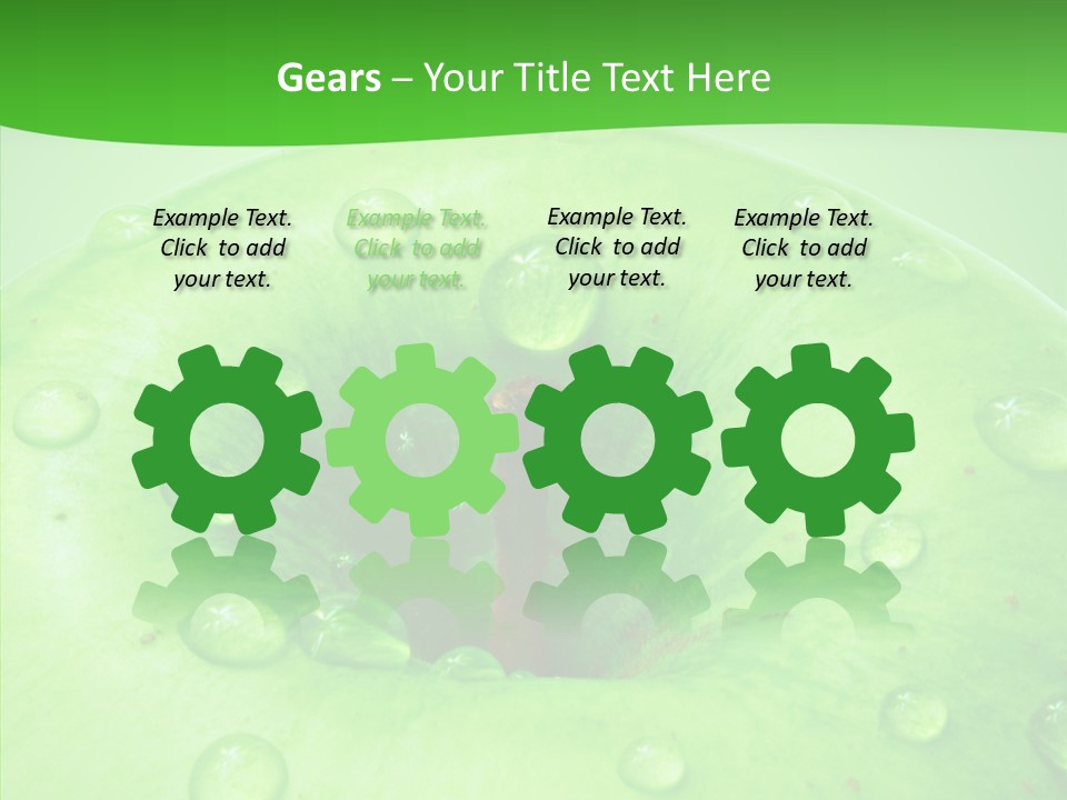 Refreshment Healthy Colored PowerPoint Template