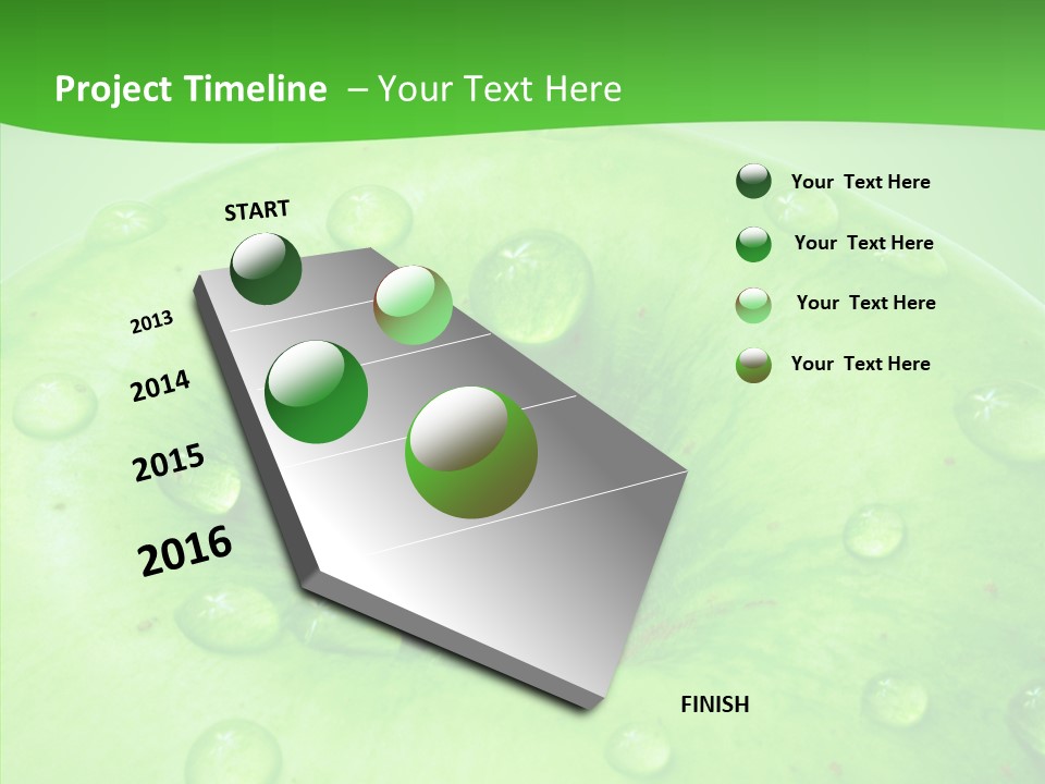 Refreshment Healthy Colored PowerPoint Template