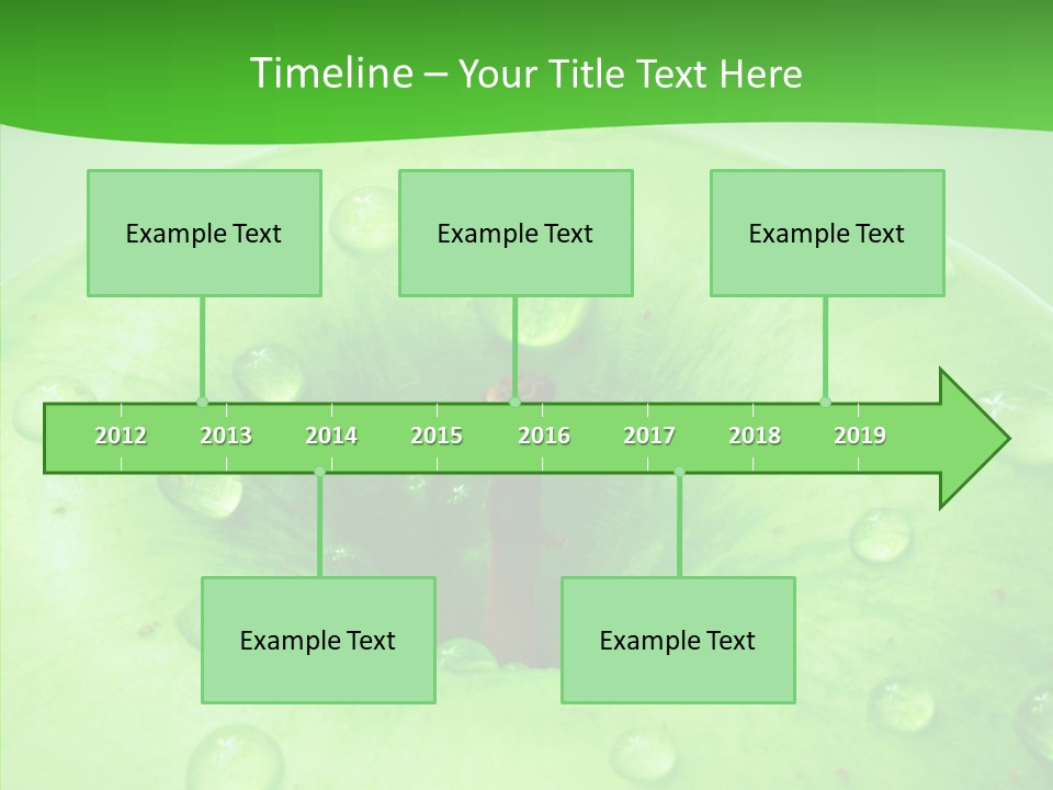Refreshment Healthy Colored PowerPoint Template