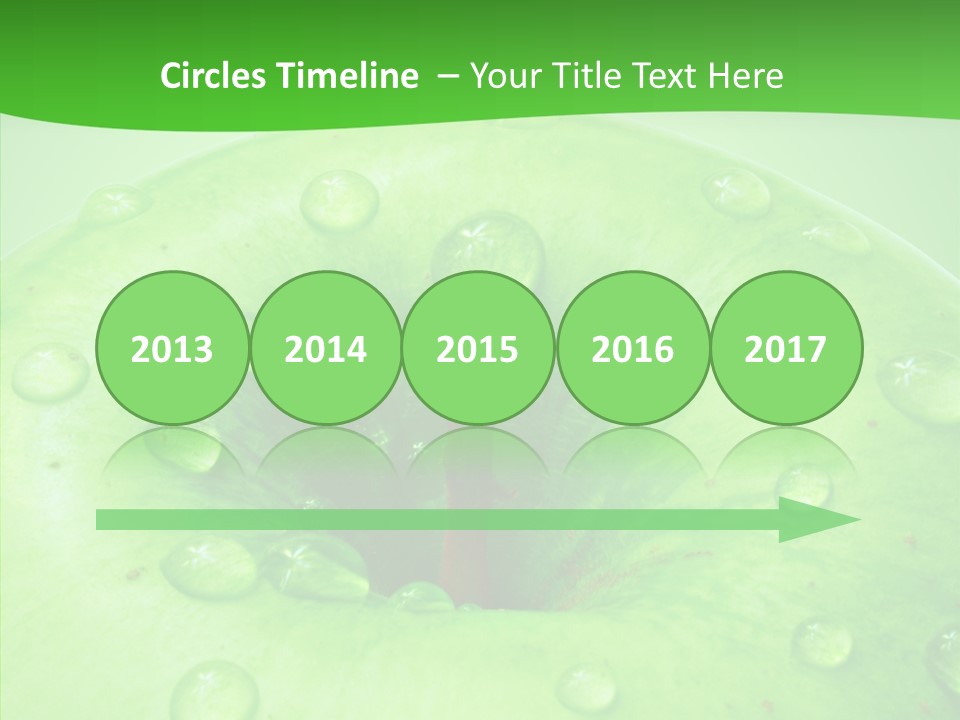 Refreshment Healthy Colored PowerPoint Template