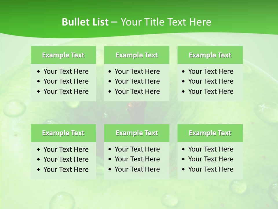 Refreshment Healthy Colored PowerPoint Template