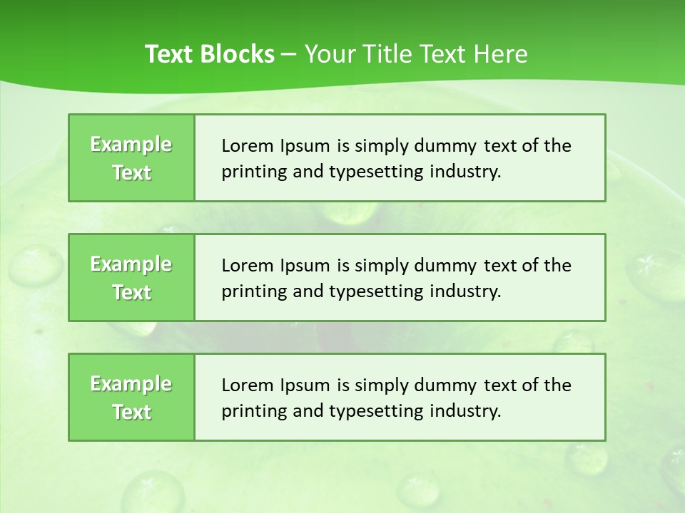 Refreshment Healthy Colored PowerPoint Template