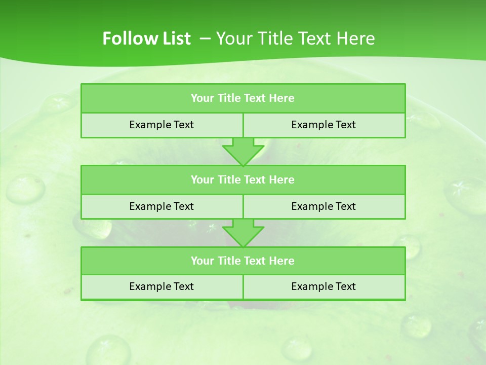 Refreshment Healthy Colored PowerPoint Template