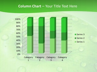 Refreshment Healthy Colored PowerPoint Template