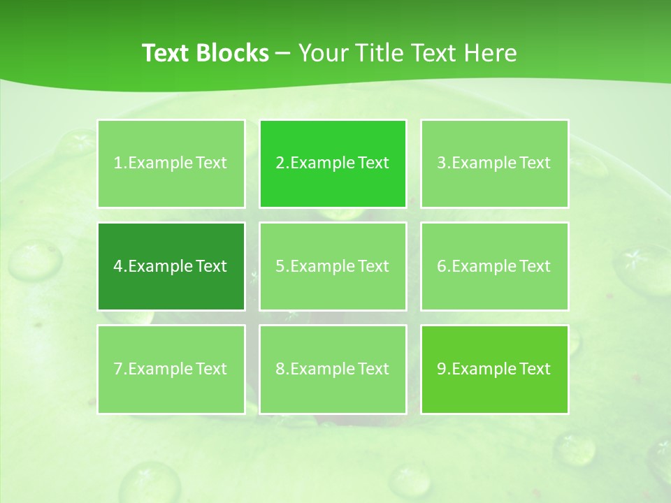 Refreshment Healthy Colored PowerPoint Template
