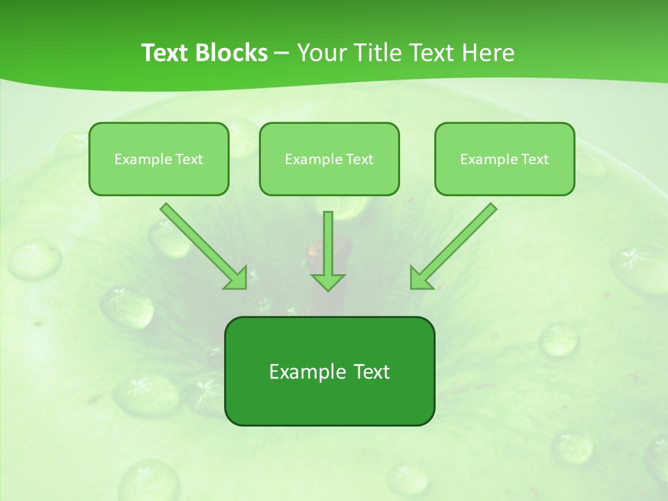 Refreshment Healthy Colored PowerPoint Template