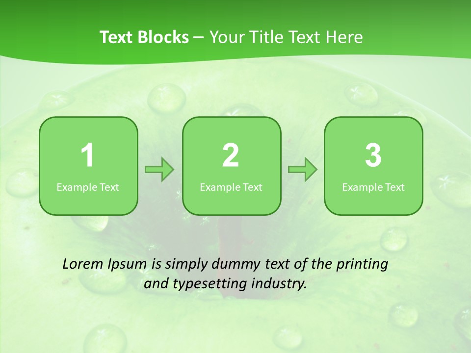 Refreshment Healthy Colored PowerPoint Template