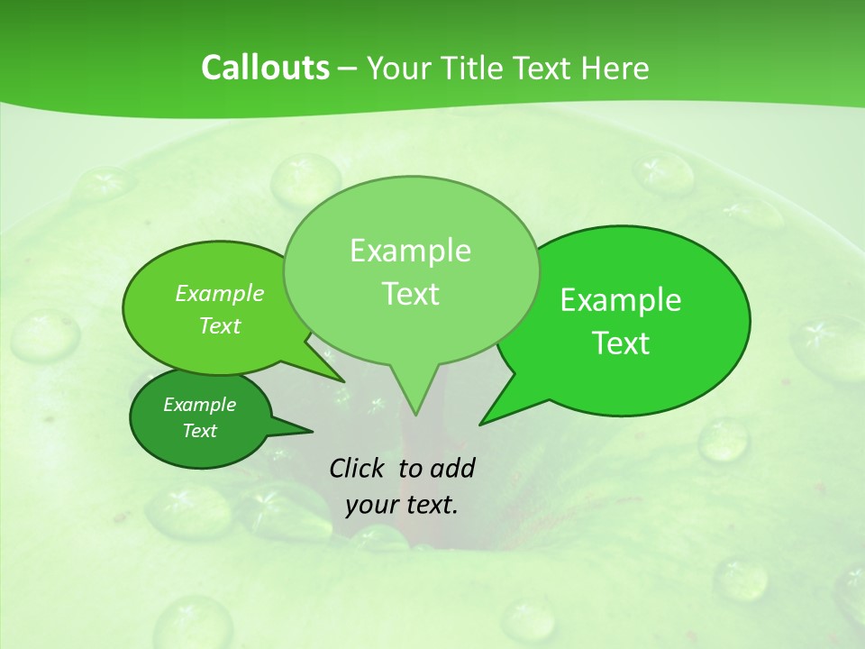 Refreshment Healthy Colored PowerPoint Template
