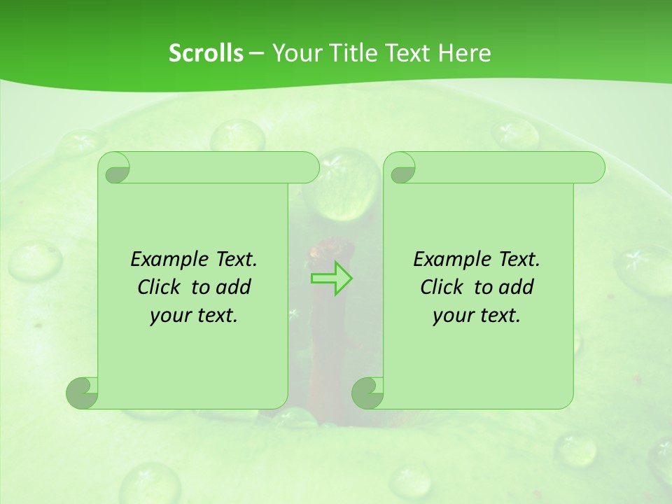 Refreshment Healthy Colored PowerPoint Template