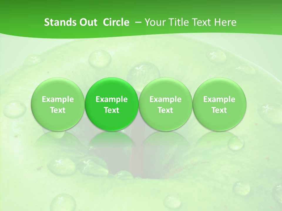 Refreshment Healthy Colored PowerPoint Template