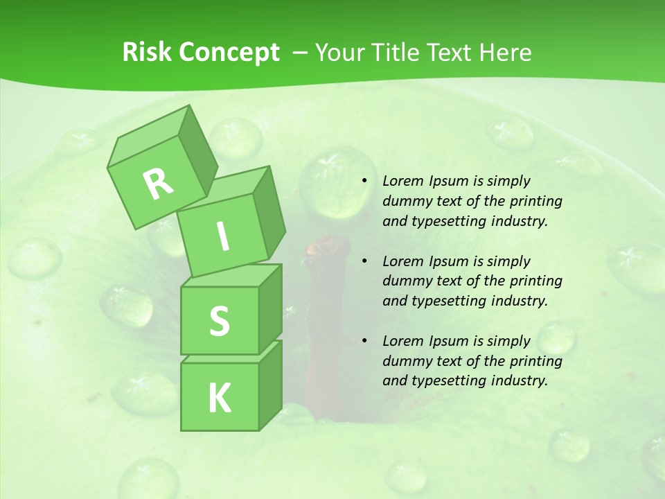 Refreshment Healthy Colored PowerPoint Template