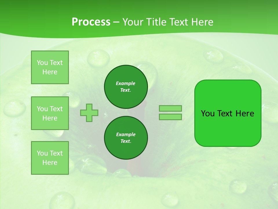 Refreshment Healthy Colored PowerPoint Template
