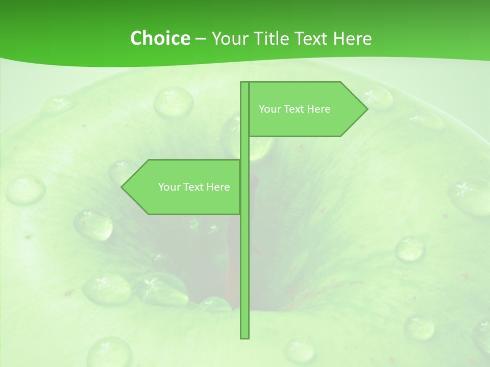 Refreshment Healthy Colored PowerPoint Template