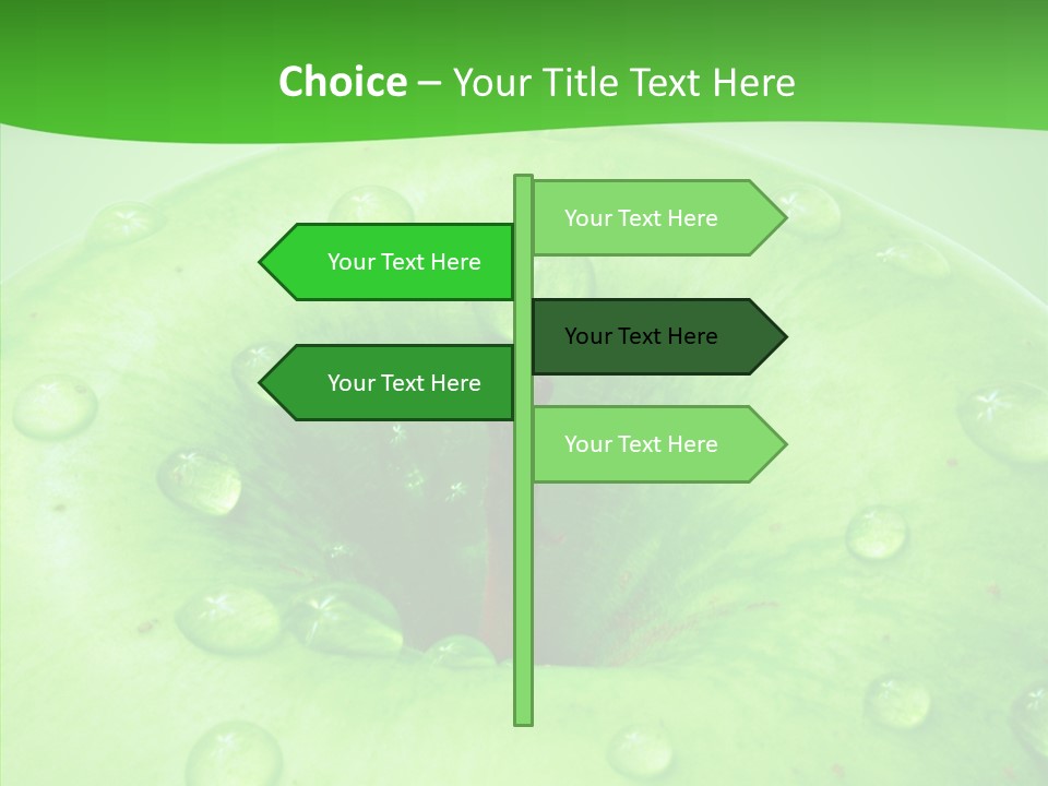 Refreshment Healthy Colored PowerPoint Template