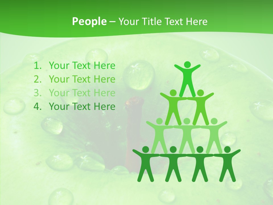 Refreshment Healthy Colored PowerPoint Template