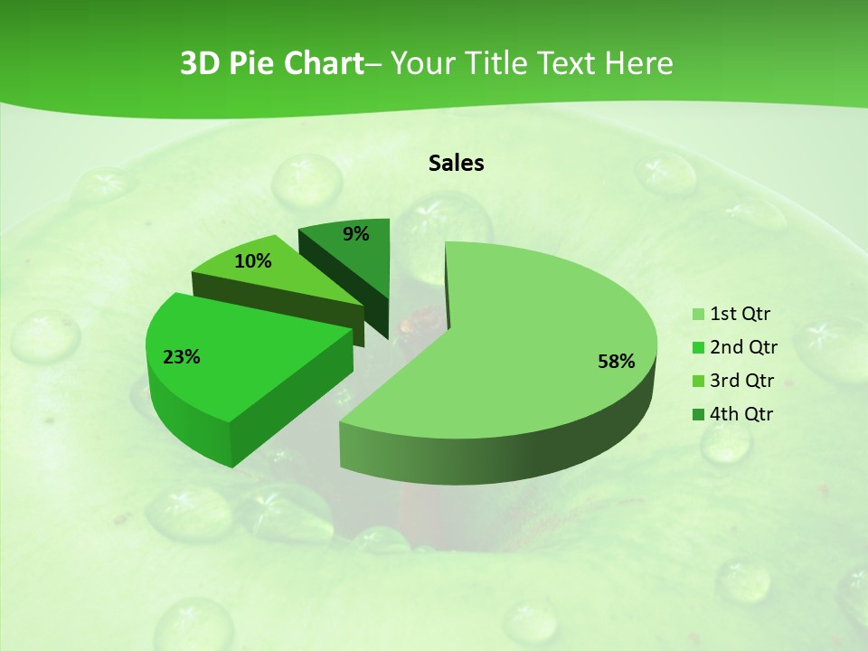 Refreshment Healthy Colored PowerPoint Template