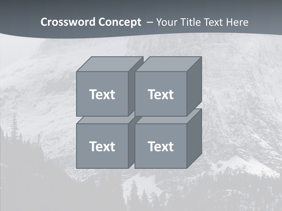 Winter Snow National PowerPoint Template