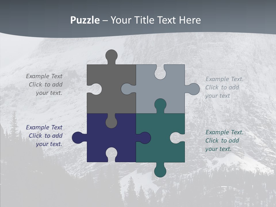 Winter Snow National PowerPoint Template