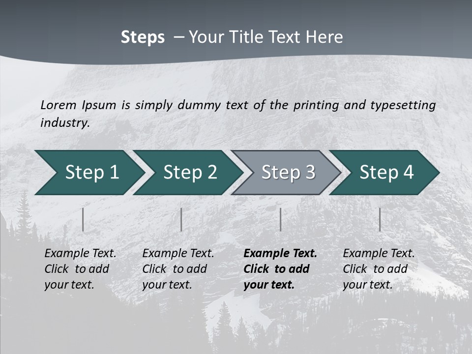 Winter Snow National PowerPoint Template