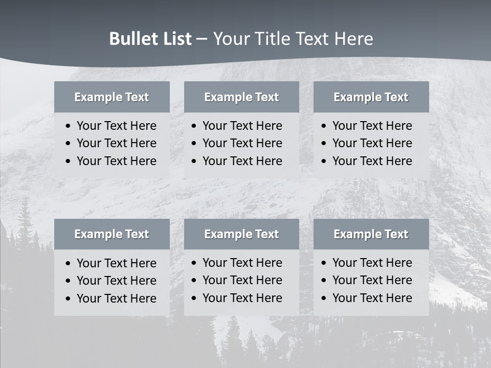 Winter Snow National PowerPoint Template
