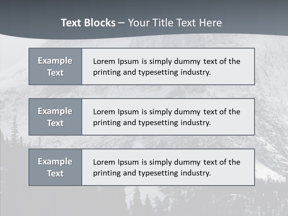 Winter Snow National PowerPoint Template