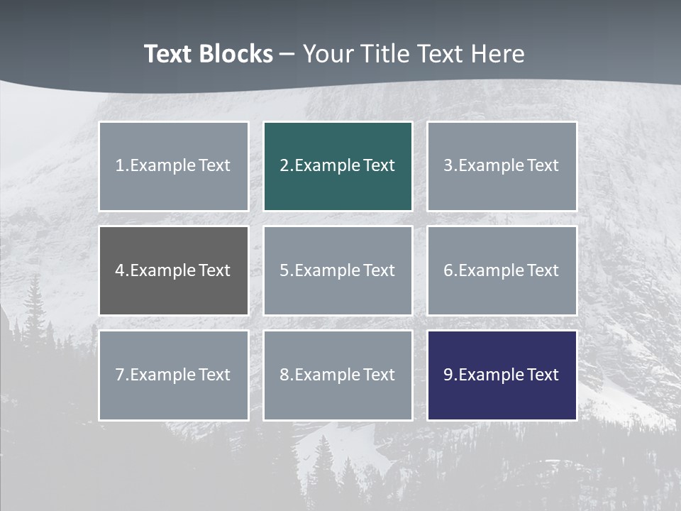 Winter Snow National PowerPoint Template