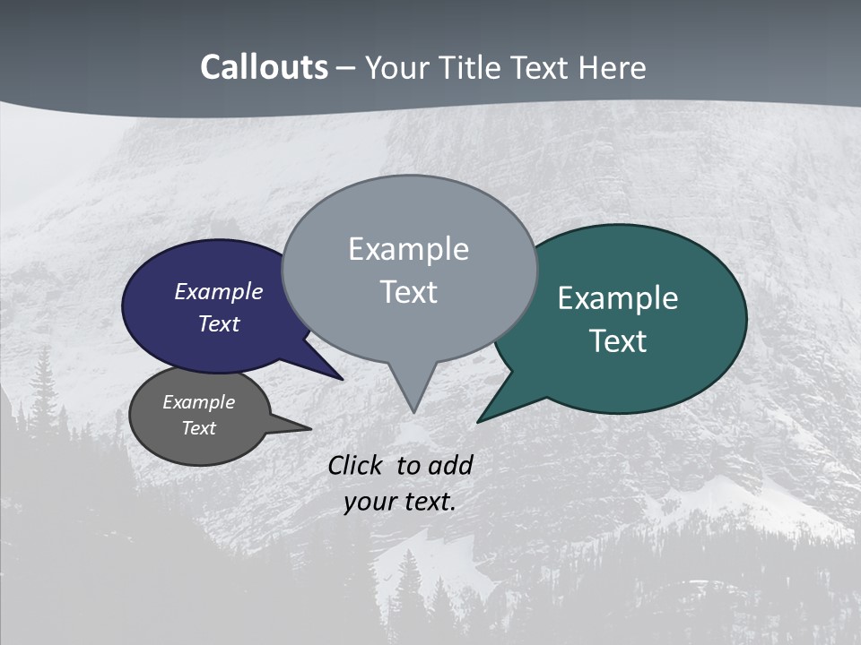 Winter Snow National PowerPoint Template