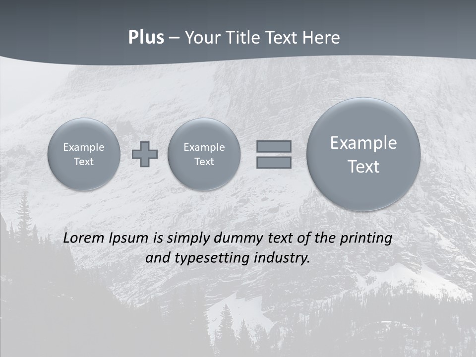 Winter Snow National PowerPoint Template