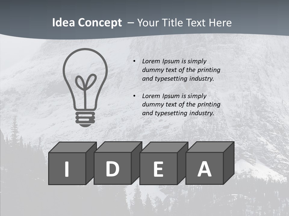 Winter Snow National PowerPoint Template