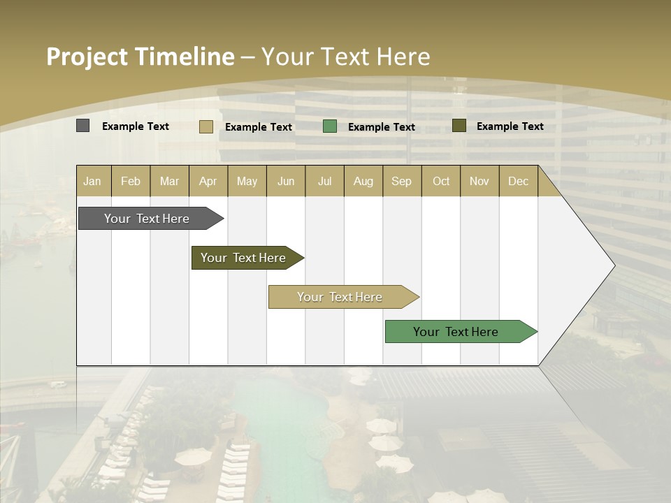 Pool District Town PowerPoint Template