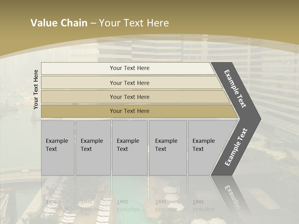 Pool District Town PowerPoint Template