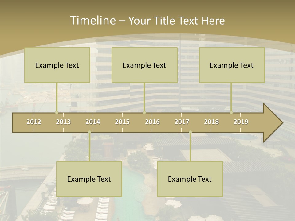 Pool District Town PowerPoint Template