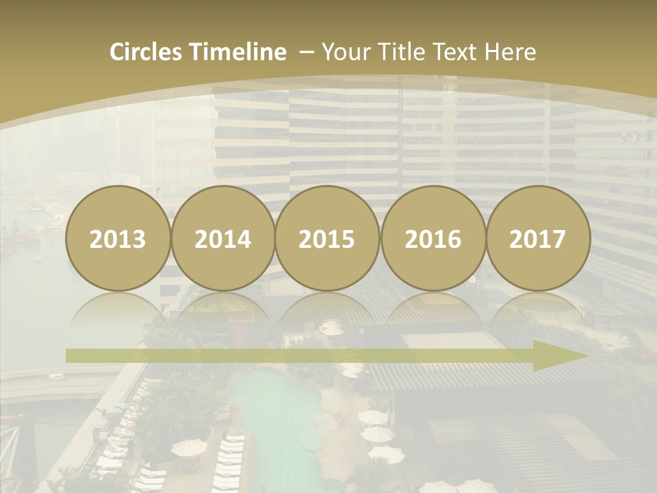 Pool District Town PowerPoint Template