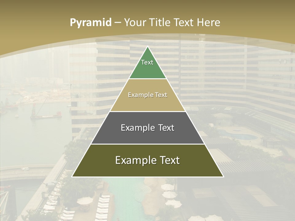 Pool District Town PowerPoint Template