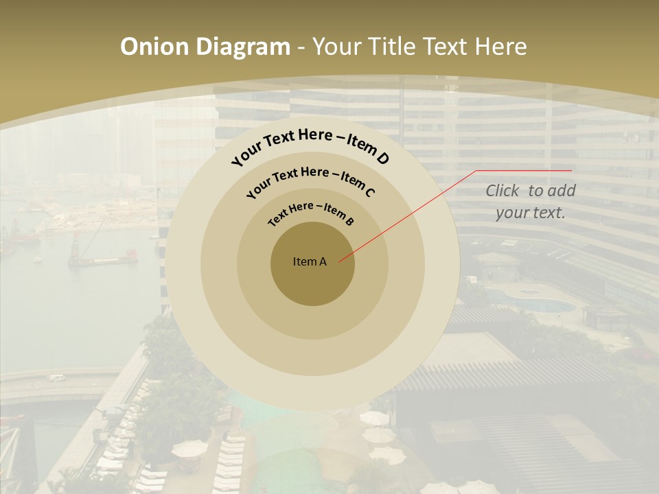 Pool District Town PowerPoint Template