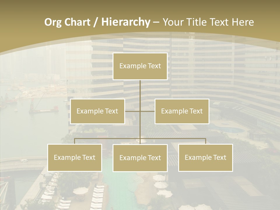 Pool District Town PowerPoint Template