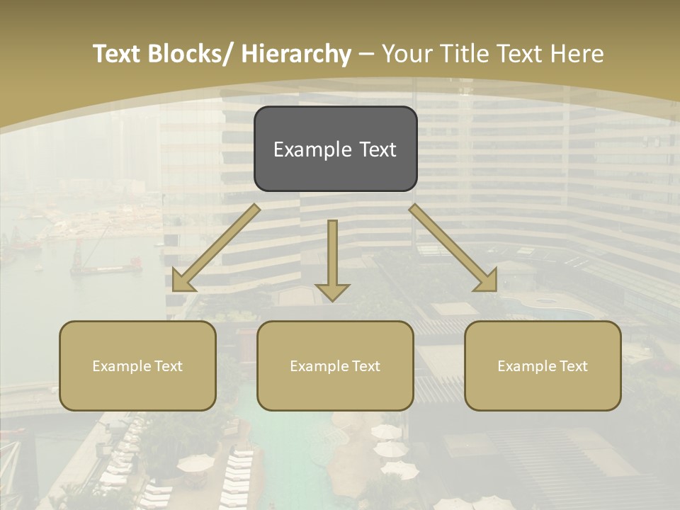 Pool District Town PowerPoint Template