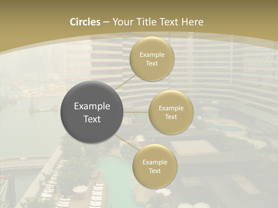 Pool District Town PowerPoint Template