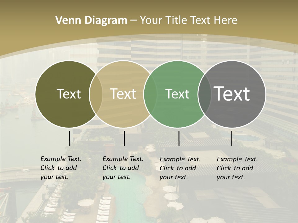 Pool District Town PowerPoint Template